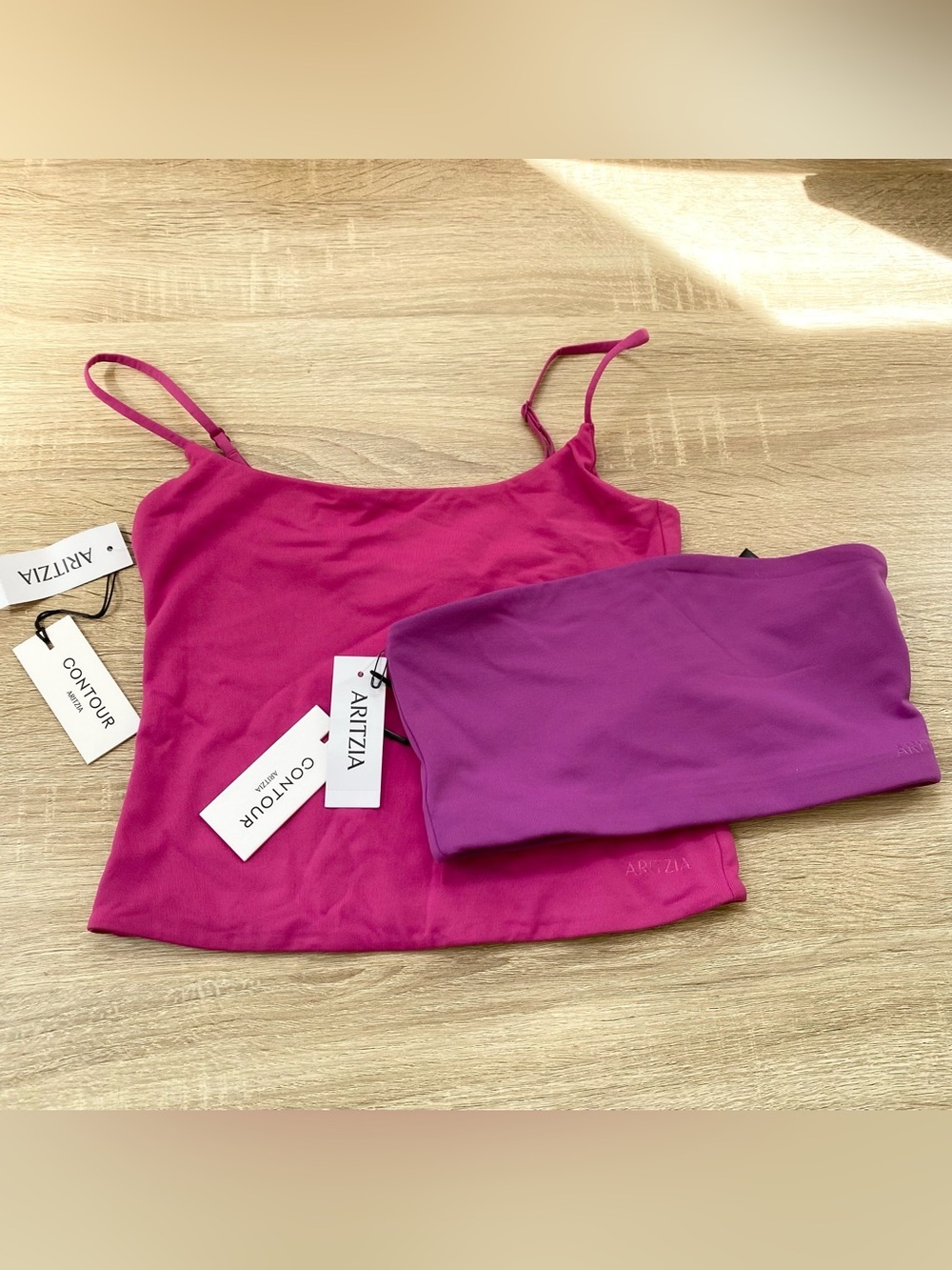 NWT Aritzia Contour Cami Bandeau Tops Bundle of 2 XS